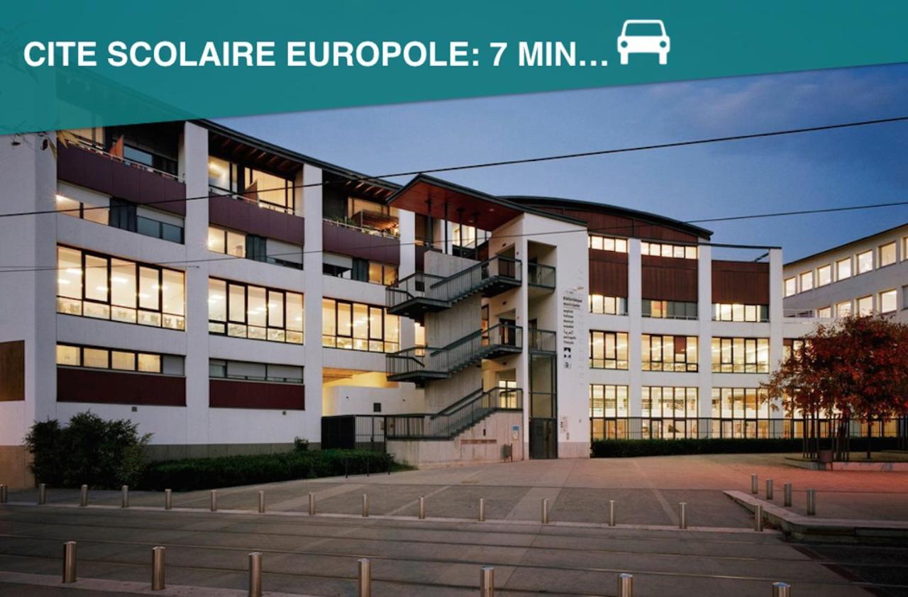 Апартаменты Guest-K Peretto Netfix-Balcon-Free Parking Гренобль Экстерьер фото